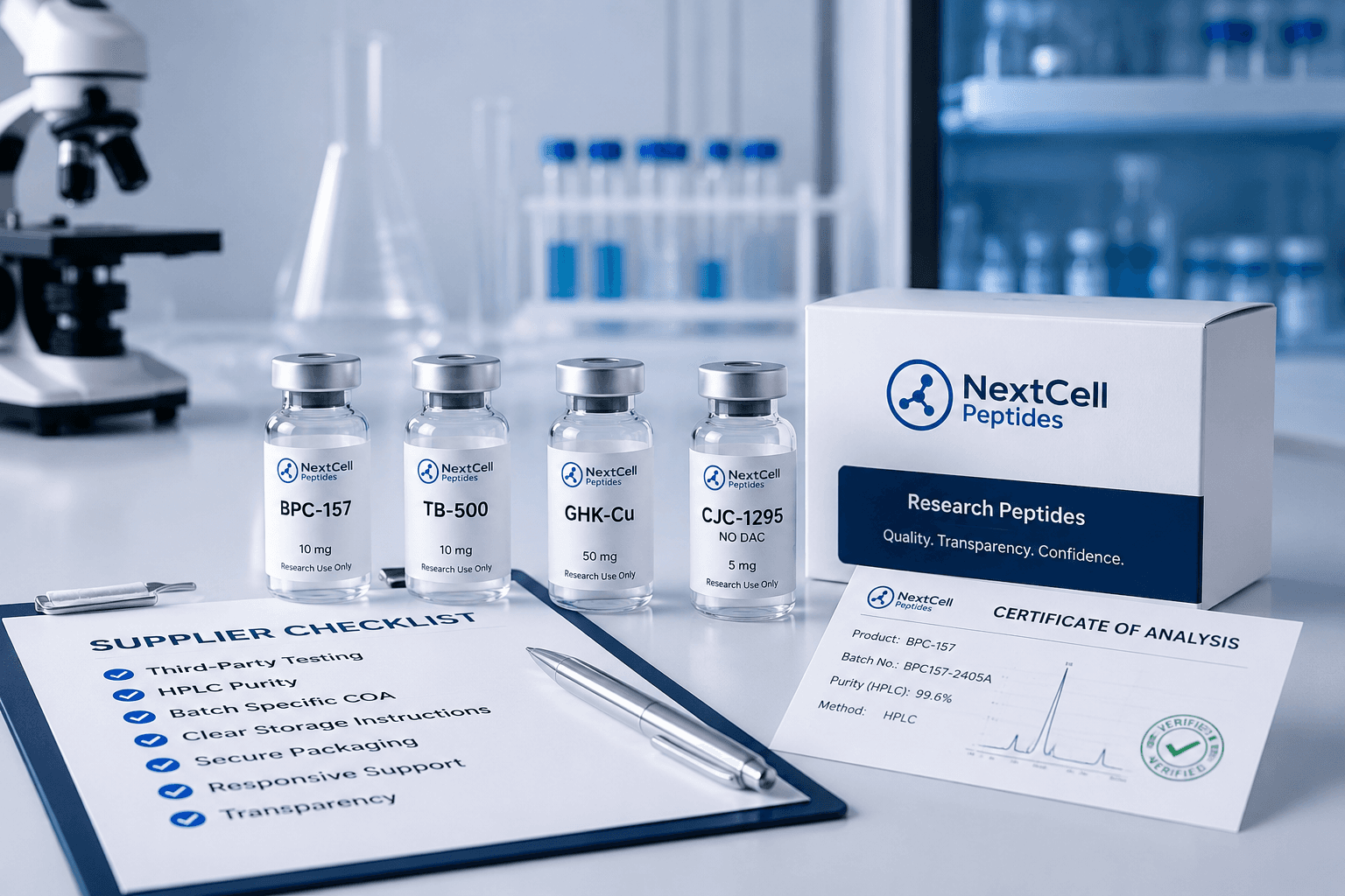 How to Choose a High-Quality Research Peptide Supplier: The Complete Buyer's Guide