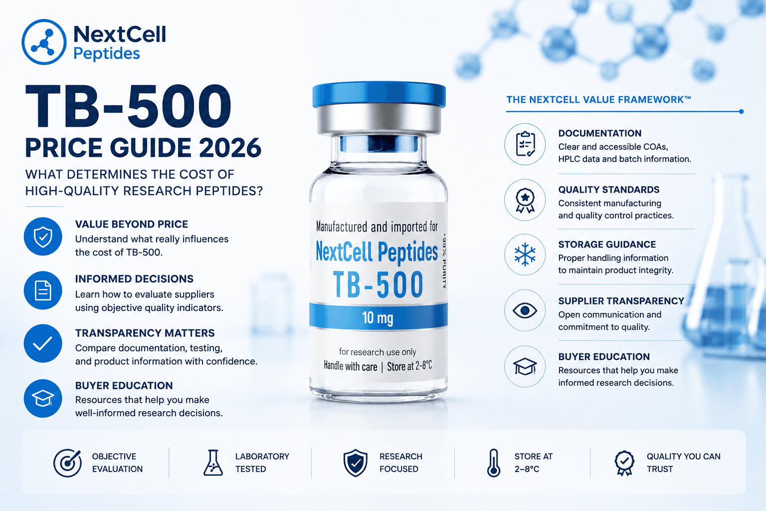 TB-500 Price Guide (2026): What Determines Research Peptide Cost?