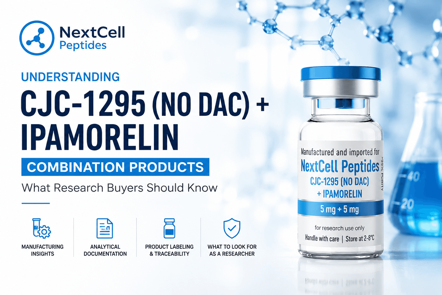 Understanding CJC-1295 (No DAC) + Ipamorelin Combination Products: What Research Buyers Should Know