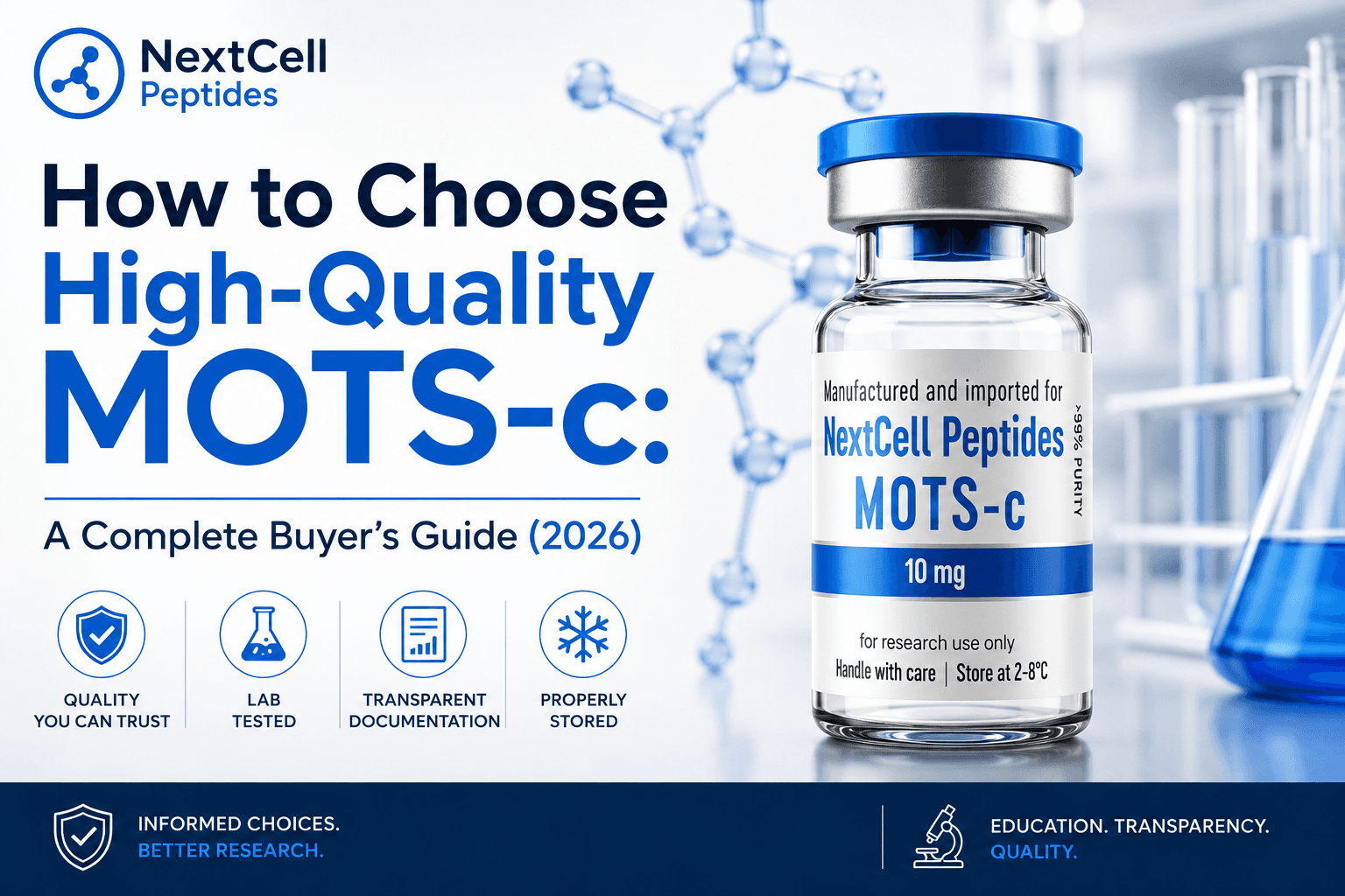 How to Choose High-Quality MOTS-c: A Complete Buyer's Guide (2026)