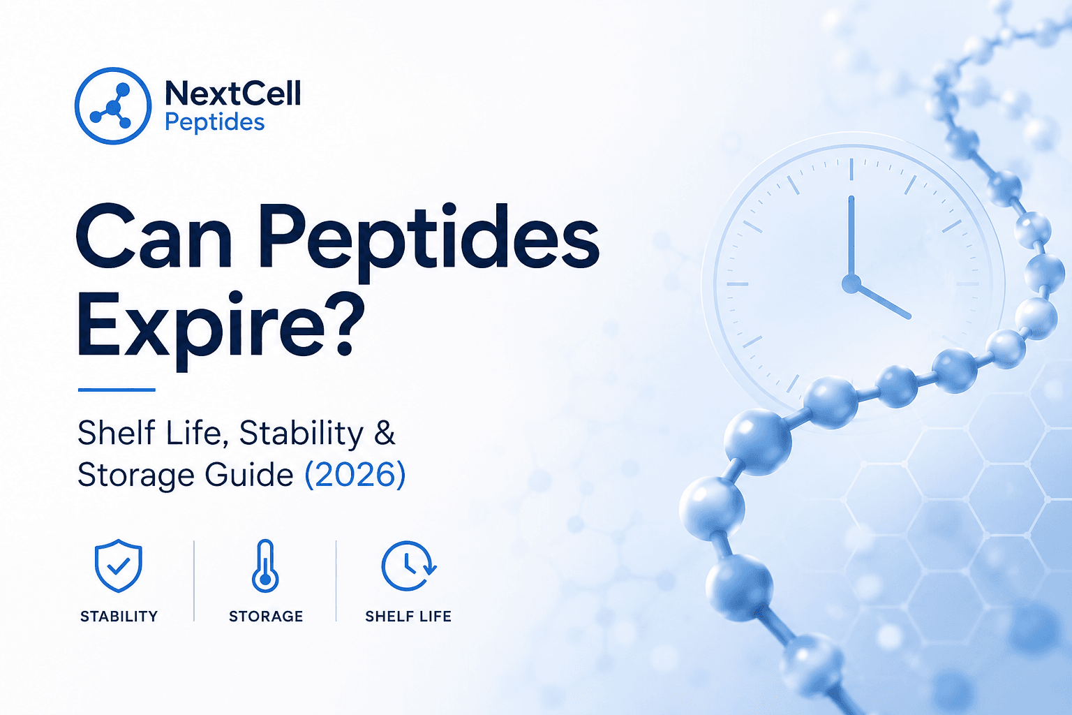 Can Peptides Expire? Shelf Life, Stability & Storage Guide (2026)