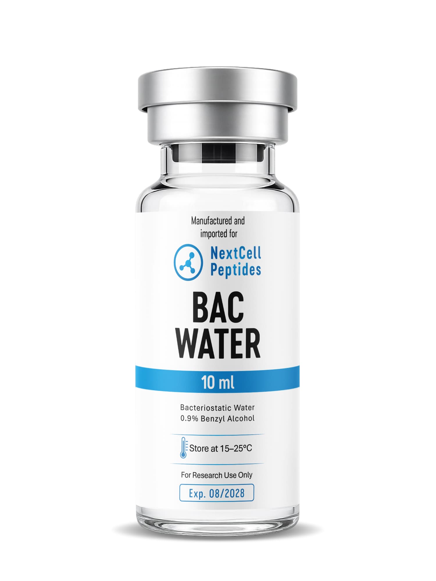 Bacteriostatic Water 10mL (0.9% Benzyl Alcohol)